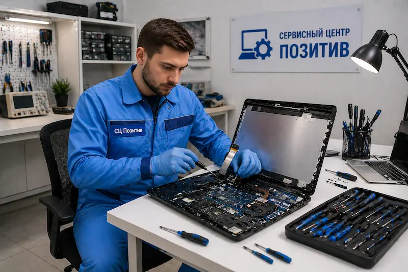 Замена шлейфа матрицы ноутбука в Иваново