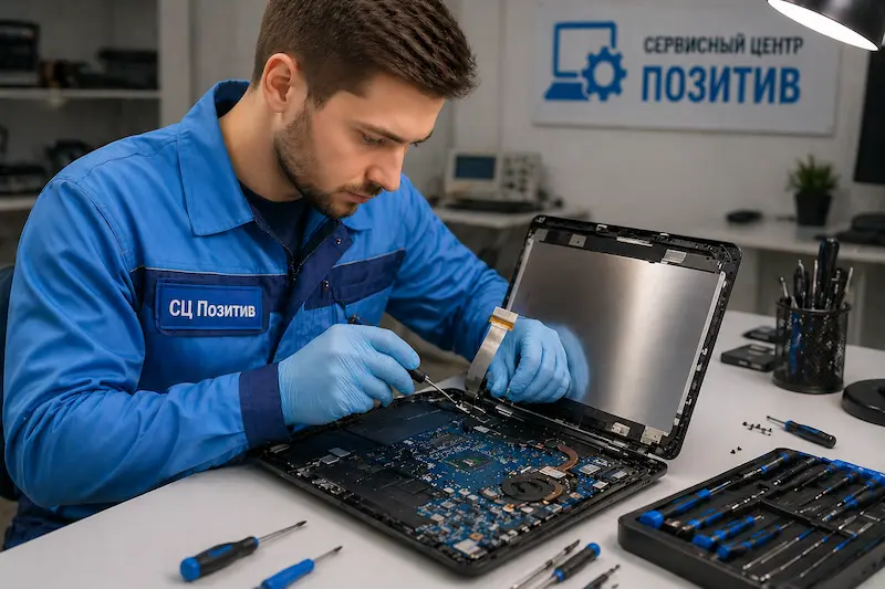 Ремонт шлейфа матрицы ноутбука в Иваново