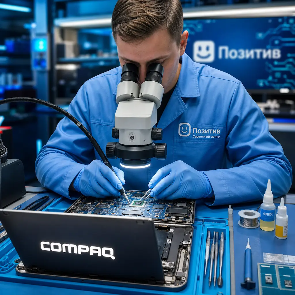 Замена видеокарты ноутбука Compaq в Иваново