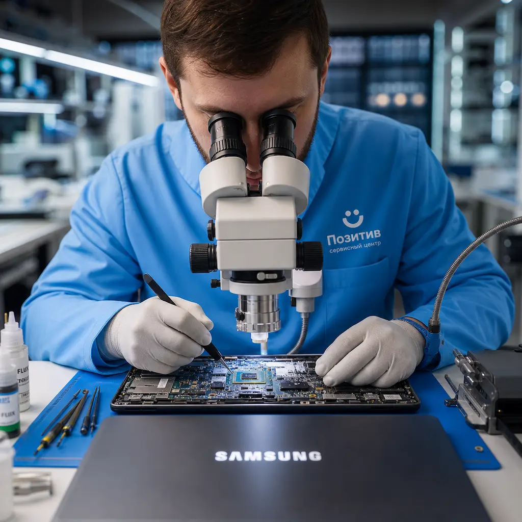 Замена видеокарты ноутбука Samsung в Иваново