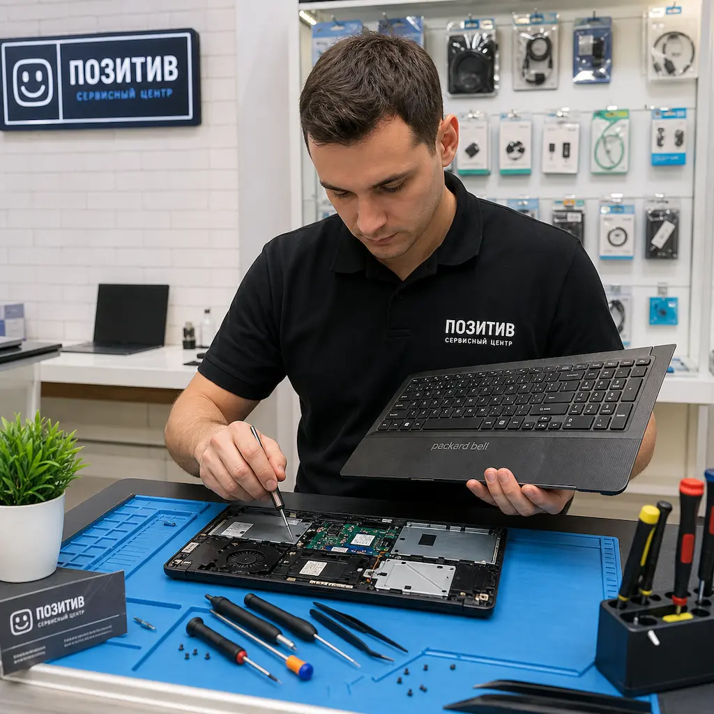 заменить клавиатуру на ноутбуке Packard Bell в Иваново