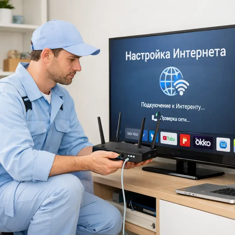 Настройка интернета на телевизоре в Иваново