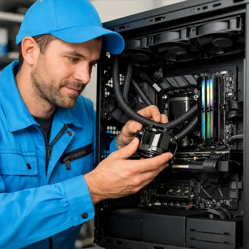 Установка СЖО на ПК в Иваново