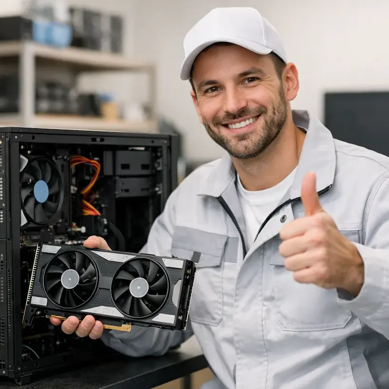 установка видеокарты на ПК в Иваново