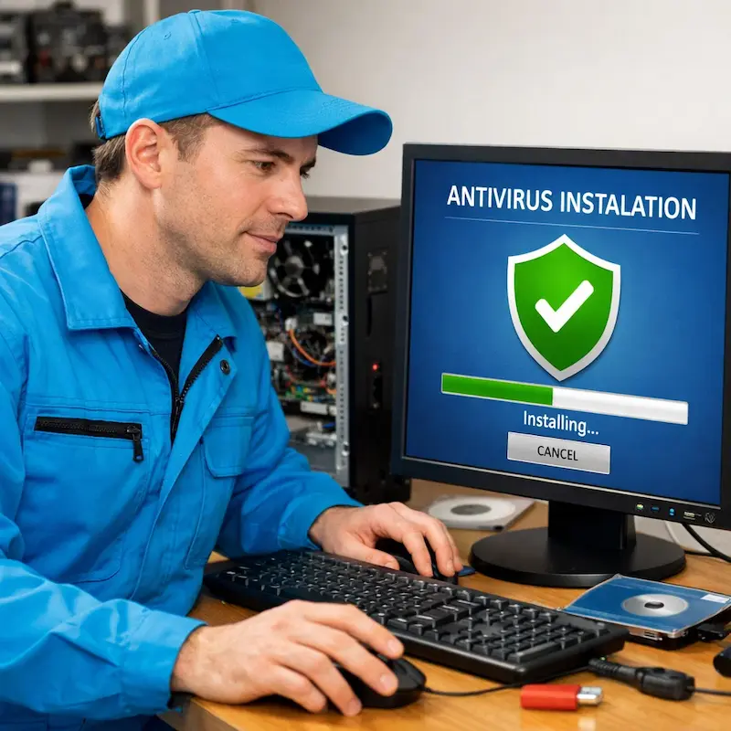 Установка антивируса на ноутбук в Иваново