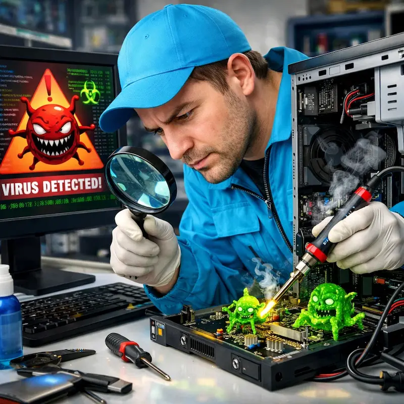 Вылечить компьютерный вирус в Иваново